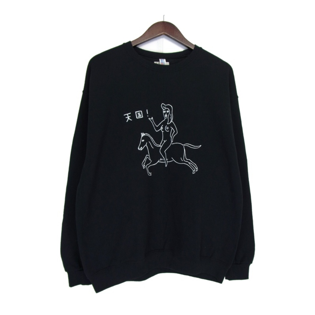 WACKO MARIA(ワコマリア)のワコマリア WACKO MARIA ■ 23AW 【 CREW NECK SWEAT SHIRT TYPE-1 】 世界平和 プロジェクト グラフィック プリント クルーネック スウェットト レーナー w18376 メンズのトップス(スウェット)の商品写真