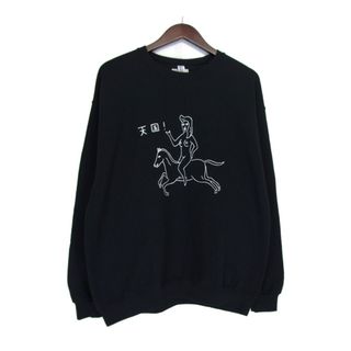 ワコマリア(WACKO MARIA)のワコマリア WACKO MARIA ■ 23AW 【 CREW NECK SWEAT SHIRT TYPE-1 】 世界平和 プロジェクト グラフィック プリント クルーネック スウェットト レーナー w18376(スウェット)