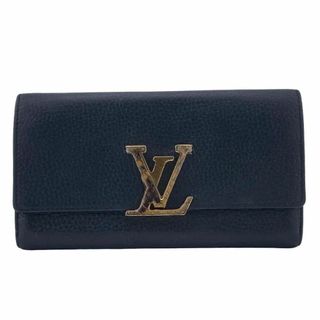 ルイヴィトン(LOUIS VUITTON)のルイヴィトン カプシーヌ 長財布 レザー ユニセックス(財布)