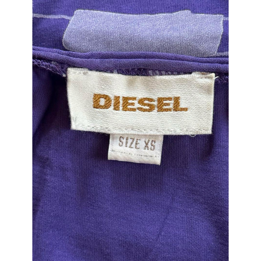 DIESEL(ディーゼル)のdiesel ディーゼル　ミニワンピース　紫　パープル　ノースリーブ レディースのワンピース(ミニワンピース)の商品写真