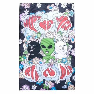 RIPNDIP - RIPNDIP シャワーカーテン　psychedelic Shower ブルー RIPNDIP - RIPNDIP シャワーカーテン psychedelic Shower ブルー