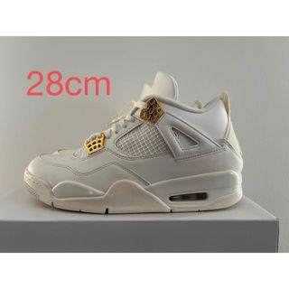 ジョーダン(Jordan Brand（NIKE）)のNike WMNS Air Jordan 4 Retro White Gold(スニーカー)