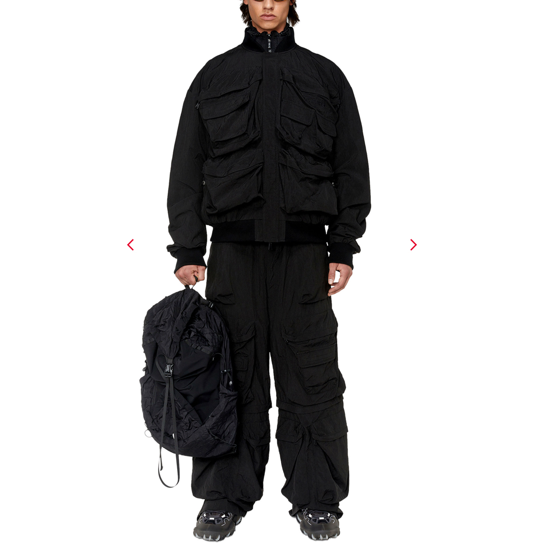 DIESEL ディーゼル 23AW P-Staind ナイロンカーゴパンツ ワーク DIESEL ディーゼル 23AW P-Staind ナイロンカーゴパンツ ワーク
