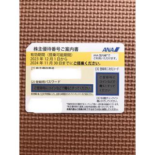 エーエヌエー(ゼンニッポンクウユ)(ANA(全日本空輸))のANA株主優待券(航空券)