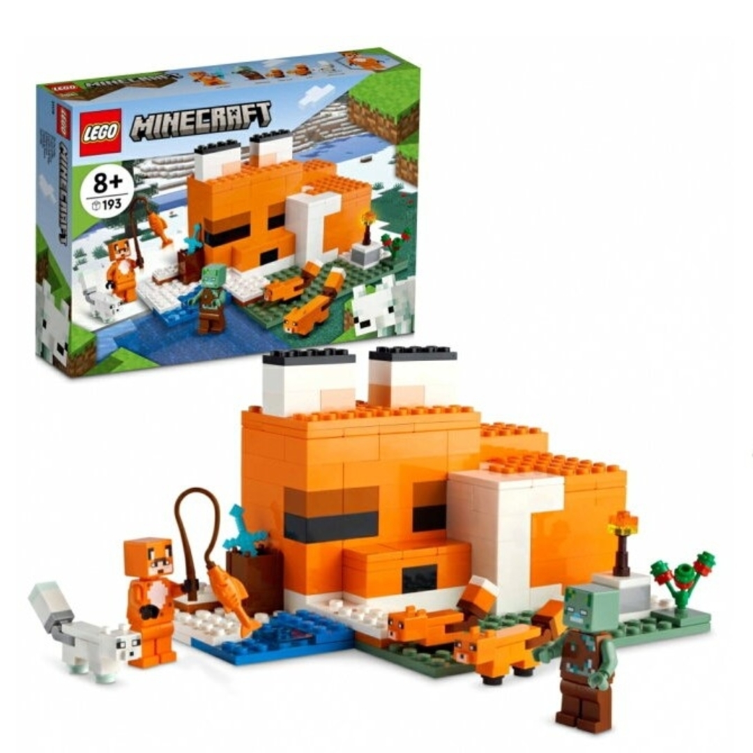 Lego(レゴ)のレゴマインクラフト キツネ小屋 21178【美品】 キッズ/ベビー/マタニティのおもちゃ(積み木/ブロック)の商品写真