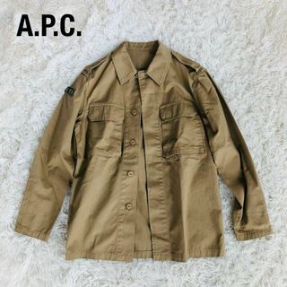 アーペーセー(A.P.C)のA.P.C.アーペーセー　ワークシャツ　ミリタリーシャツジャケットベージュAPC(シャツ)