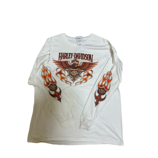 ハーレーダビッドソン(Harley Davidson)の00s harleydavidson ハーレーダビットソン　ロンＴ(Tシャツ/カットソー(七分/長袖))