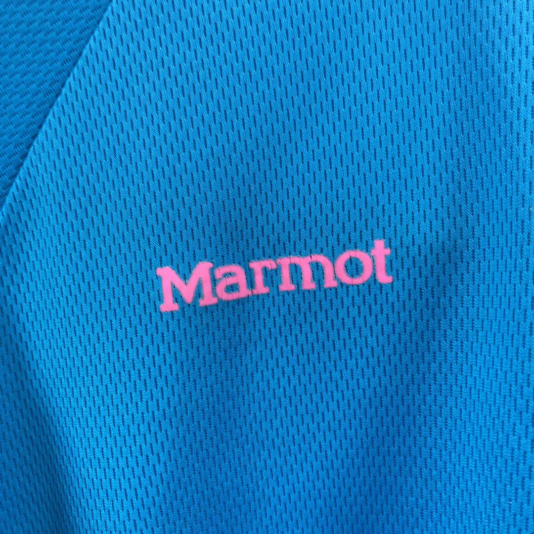 MARMOT(マーモット)のMarmot マーモット レディース Tシャツ（長袖）ブルー tk レディースのトップス(Tシャツ(長袖/七分))の商品写真