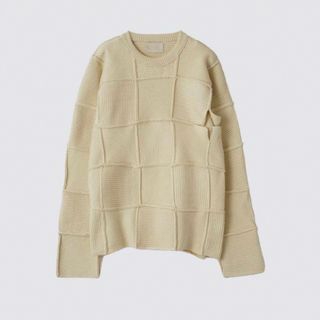 YOKE - YOKE 24ss PATCHWORK RIB SWEATER