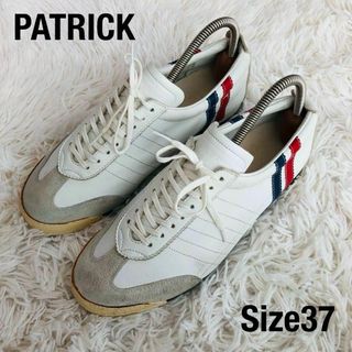 パトリック(PATRICK)のPATRICKパトリック　スニーカー　レザー　白ホワイトトリコロールカラー37(スニーカー)