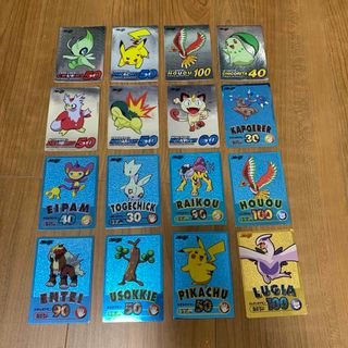 ポケモン(ポケモン)のプレミア★明治Meijiポケットモンスターゲットカードシリーズ21枚まとめ売り(カード)