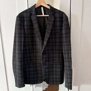 ザラ(ZARA)の★セール★ XL チェック柄　ジャケット　ZARA セットアップ(テーラードジャケット)