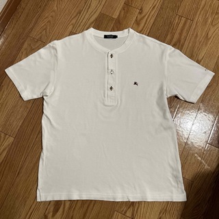 バーバリーブラックレーベル(BURBERRY BLACK LABEL)のバーバリーブラックレーベル  Tシャツ ホワイト Lサイズ(Tシャツ/カットソー(半袖/袖なし))