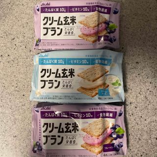 アサヒグループショクヒン(アサヒグループ食品)のアサヒ クリーム玄米ブラン ブルーベリー クリームチーズ(菓子/デザート)