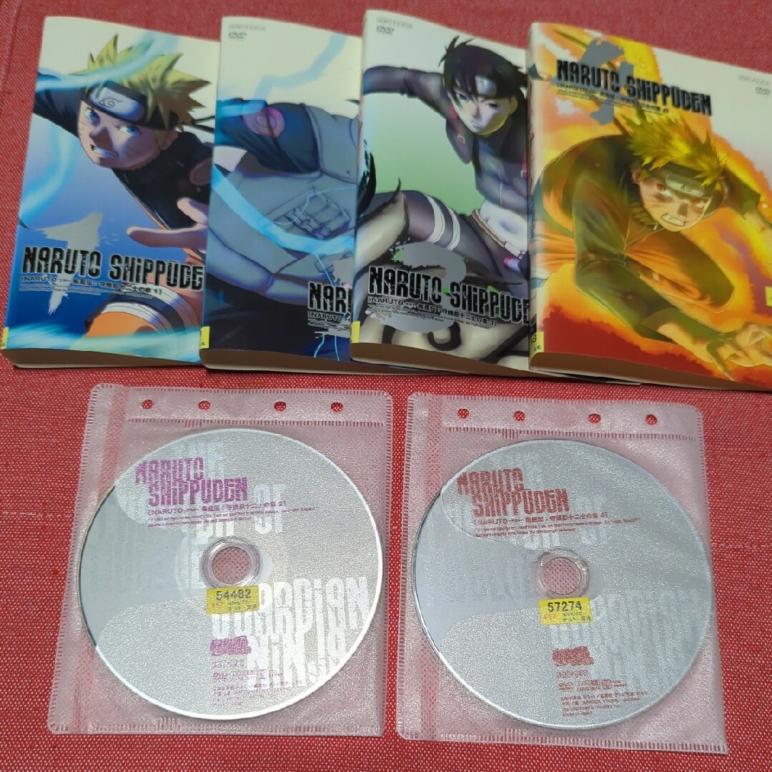 NARUTO ナルト 疾風伝 守護忍十二士の章 全4巻 DVD レンタル落の NARUTO ナルト 疾風伝 守護忍十二士の章 全4巻 DVD レンタル落の