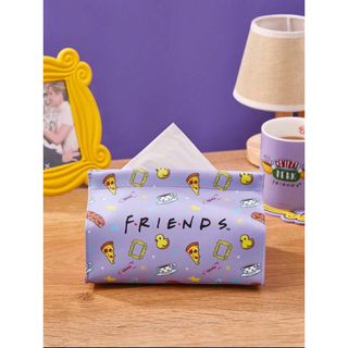 【新品】大人気海外ドラマフレンズ　ティッシュカバー　friendsドラマ　ケース(ティッシュボックス)