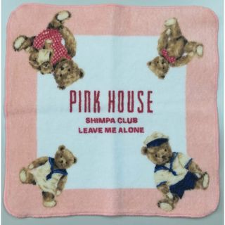 ピンクハウス(PINK HOUSE)のピンクハウス タオルハンカチ ハンドタオル くま クマ ベア(ハンカチ)