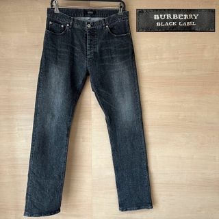 バーバリーブラックレーベル(BURBERRY BLACK LABEL)のBurberry Black label ブラックレーベル ブラックデニムパンツ(デニム/ジーンズ)