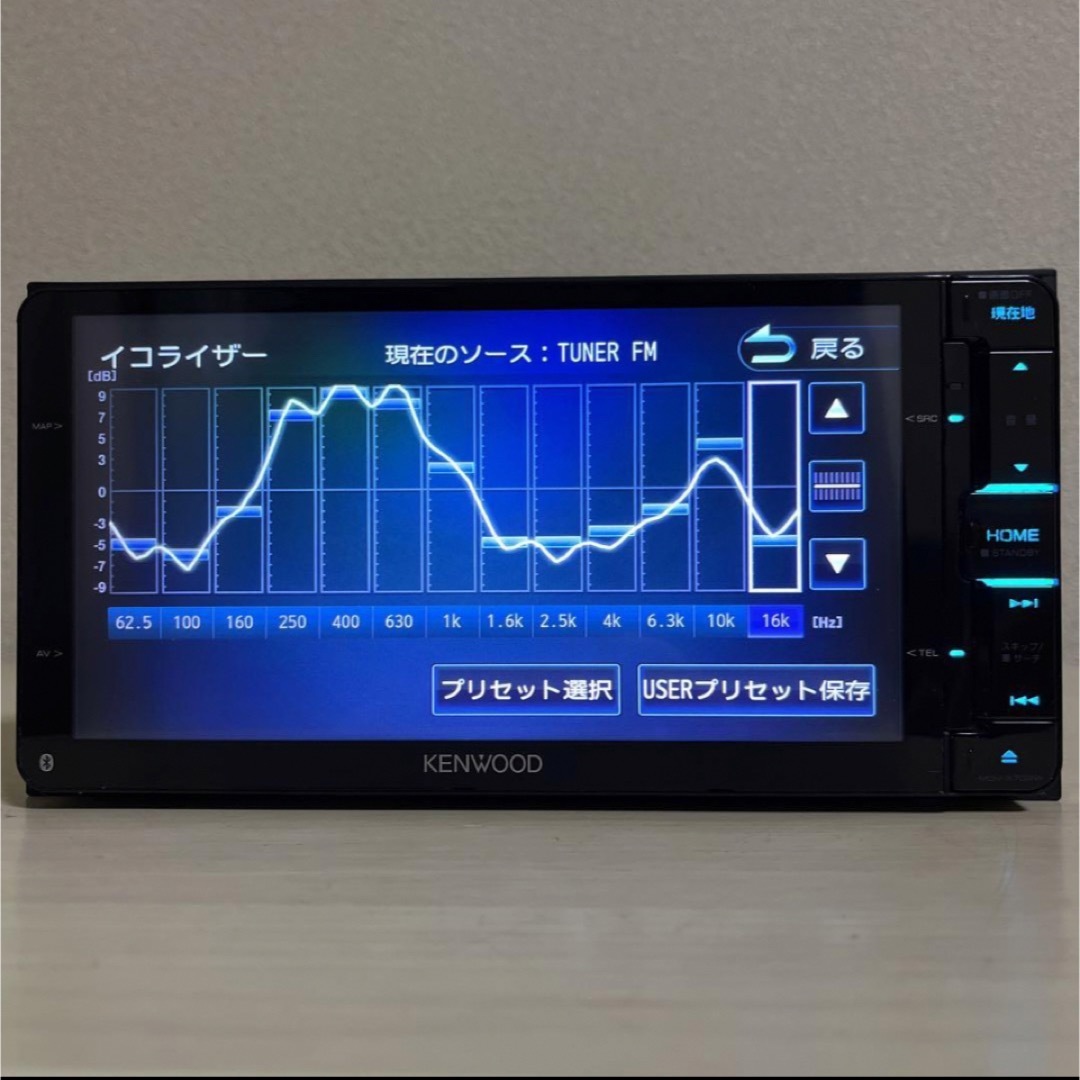 KENWOOD(ケンウッド)のBluetooth最上位MDVX702W最新地図更新済フルセグ新品バックカメラ付 自動車/バイクの自動車(カーナビ/カーテレビ)の商品写真