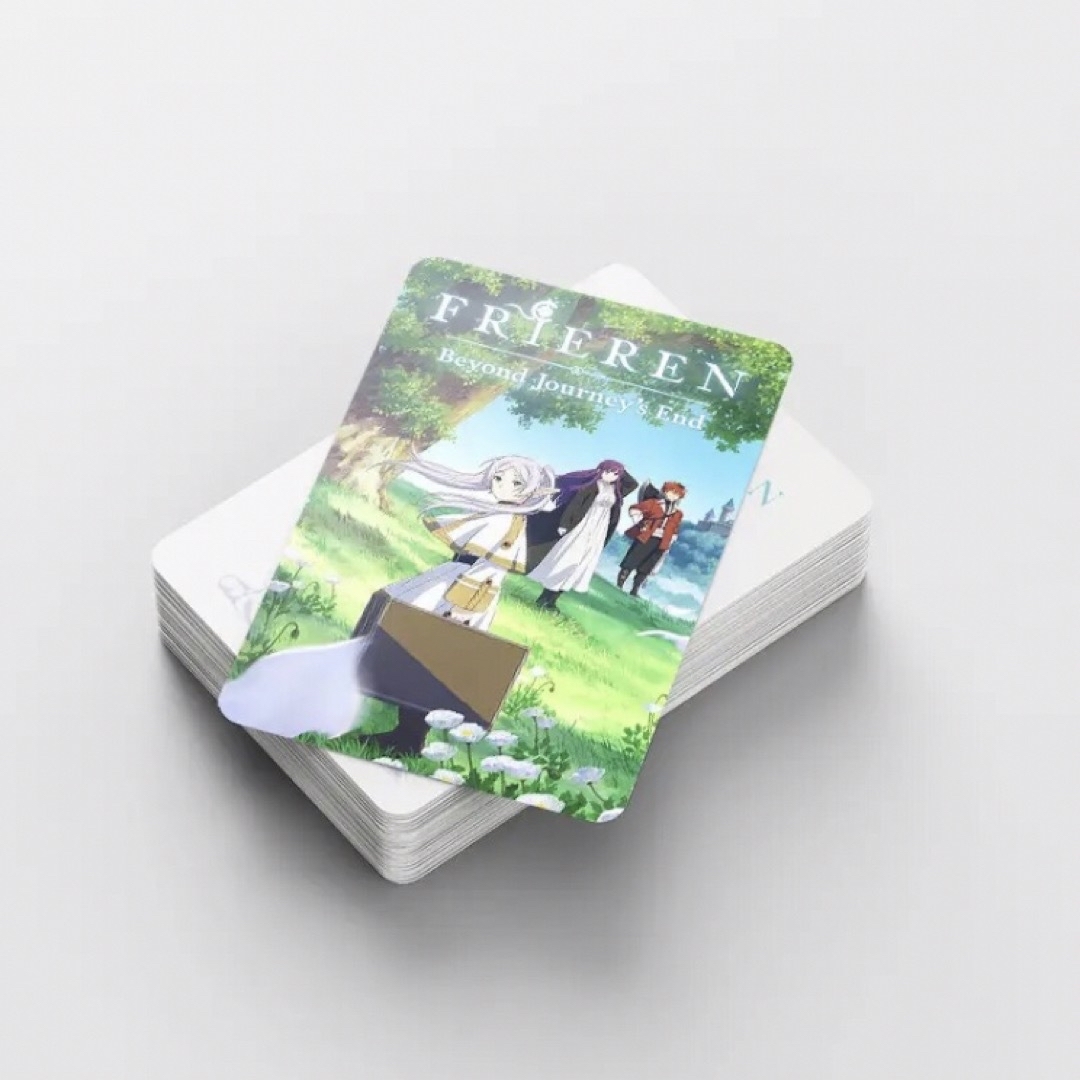 葬送のフリーレンイラストカード60枚 &ステッカーシール32枚セット エンタメ/ホビーのおもちゃ/ぬいぐるみ(キャラクターグッズ)の商品写真