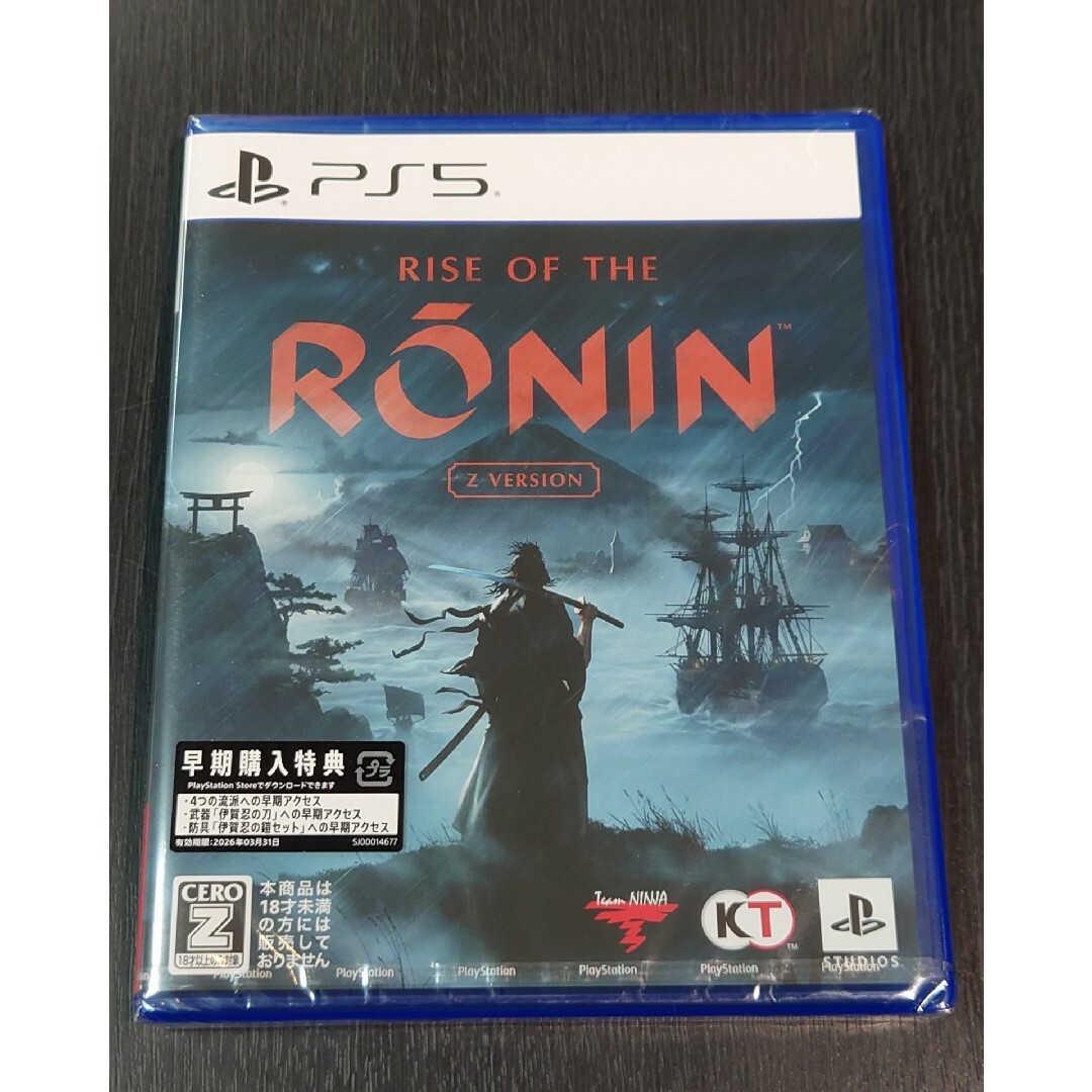 PlayStation(プレイステーション)の【新品未開封】❨※18禁❩Rise of the Ronin Z version エンタメ/ホビーのゲームソフト/ゲーム機本体(家庭用ゲームソフト)の商品写真