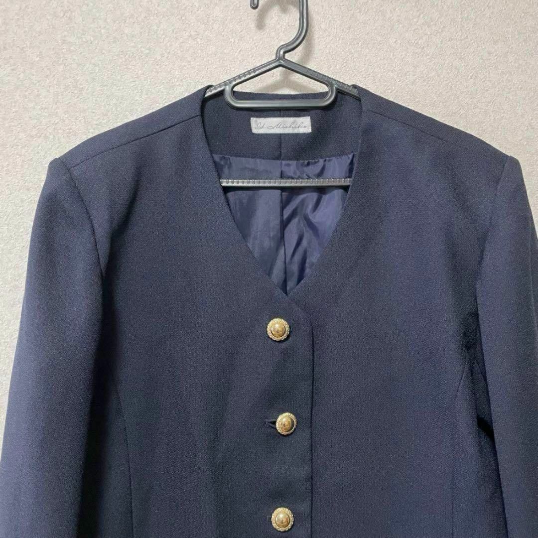 【希少 高級】Y. Michiko ノーカラージャケット アウター 上着 無地 レディースのジャケット/アウター(ノーカラージャケット)の商品写真