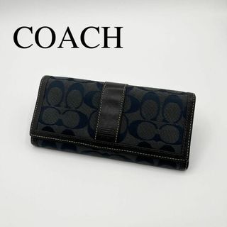 コーチ(COACH)のコーチ シグネチャー/キャンバス 長財布(財布)