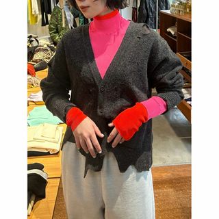 エンフォルド(ENFOLD)の美品 エンフォルド 24SS LAYERED-KNIT レイヤード ニット 38(カットソー(長袖/七分))