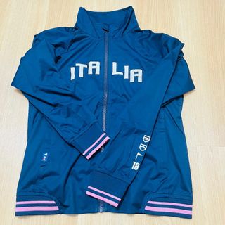 フィラ(FILA)のFILA GOLF フィラ　ゴルフ　ウィンドブレーカー　ネイビー/ピンク(ウエア)