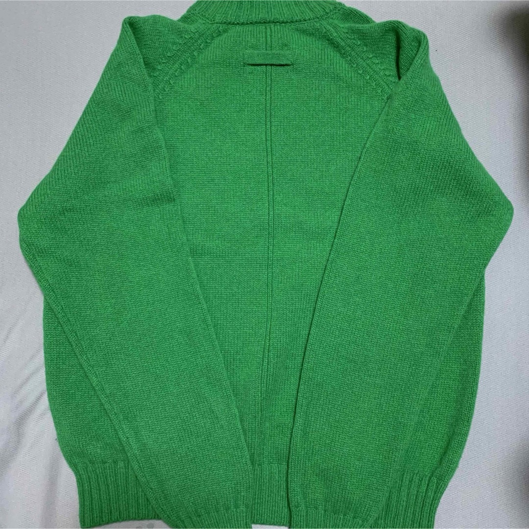 stein(シュタイン)のstein ニット シュタイン ハイネック セーター 緑 グリーン ウール メンズのトップス(ニット/セーター)の商品写真
