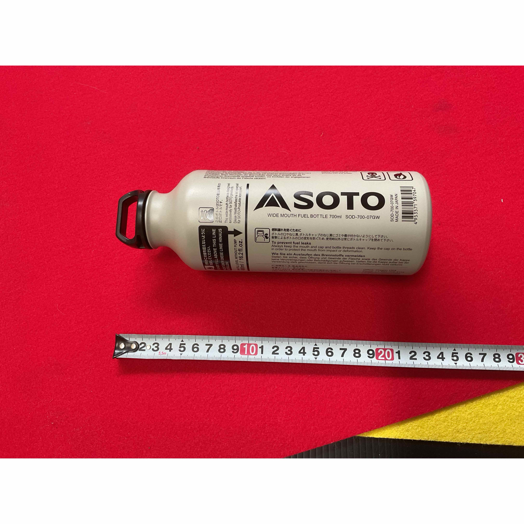 SOTO(ソト)のSOTO 超希少記念ボトル　世界で限定1000本モデル　新品未使用品 スポーツ/アウトドアのアウトドア(ストーブ/コンロ)の商品写真