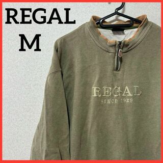 REGAL - 【希少】REGAL ハーフジップスウェット トレーナー 刺繍ロゴ ヴィンテージ