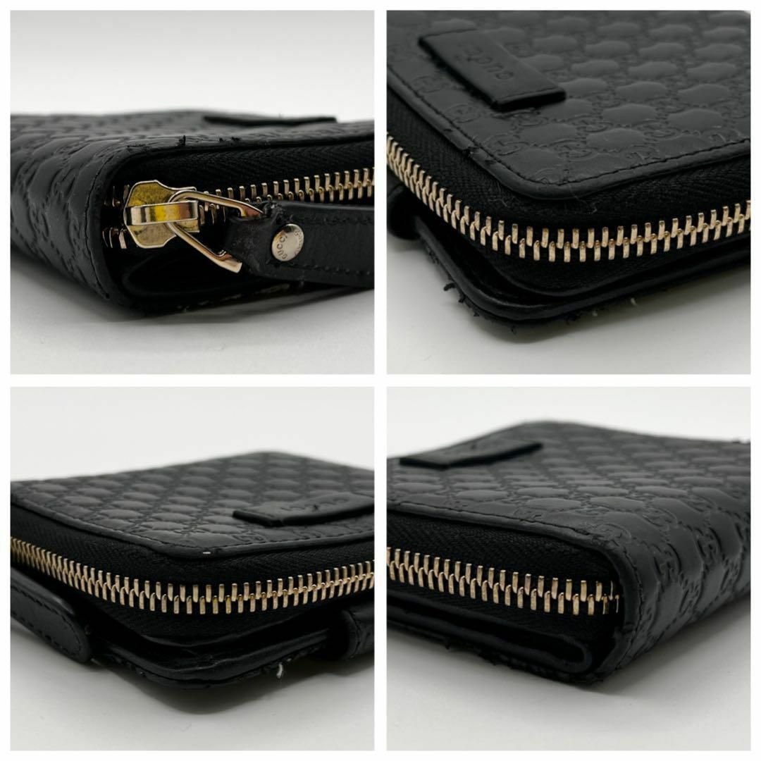 Gucci(グッチ)のグッチ マイクログッチシマ 折り財布 コンパクトウォレット レディースのファッション小物(財布)の商品写真