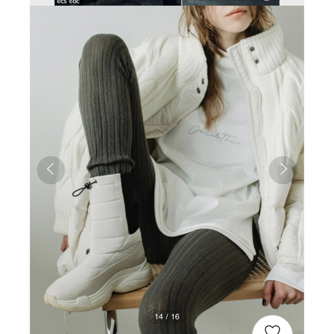 MARECHAL TERRE(マルシャルテル)のMARECHAL TERRE， 定価20000円　雨天兼用　スノーブーツグレー レディースの靴/シューズ(ブーツ)の商品写真