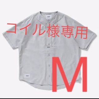 ダブルタップス(W)taps)の美品！WTAPS ベースボールシャツ 21ss M 02 LEAGUE(Tシャツ/カットソー(半袖/袖なし))