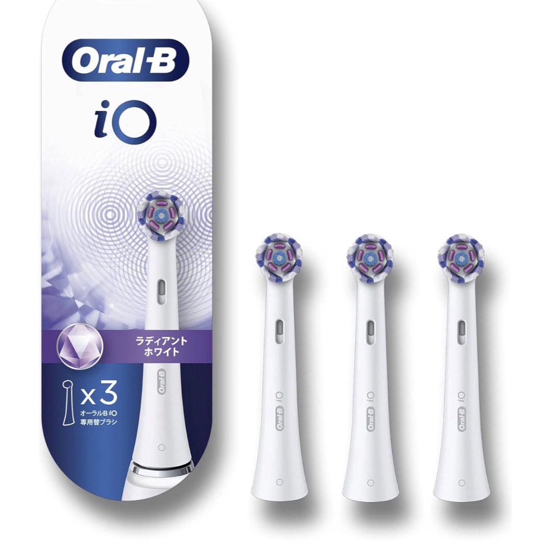 BRAUN(ブラウン)のOral-B 替えブラシ IORBWW-3 スマホ/家電/カメラの美容/健康(電動歯ブラシ)の商品写真