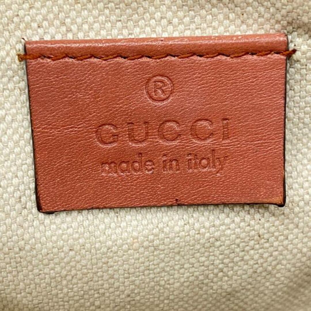 Gucci(グッチ)の【4ha0614】グッチ トートバッグ/GGキャンバス/247209/キャンバス/ブラウン/レッド/ゴールド金具 【中古】 レディース レディースのバッグ(トートバッグ)の商品写真