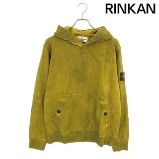 シュプリーム(Supreme)のシュプリーム ×ストーンアイランド STONEISLAND  19SS  Stone Island Hooded Sweatshirt 袖ワッペンロゴ刺繍プルオーバーパーカー メンズ M(パーカー)