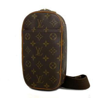 ルイヴィトン(LOUIS VUITTON)の【4ha0656】ルイヴィトン ボディバッグ/モノグラム/ポシェットガンジュ/M51870/ブラウン【中古】メンズ/レディース/ユニセックス(ボディーバッグ)