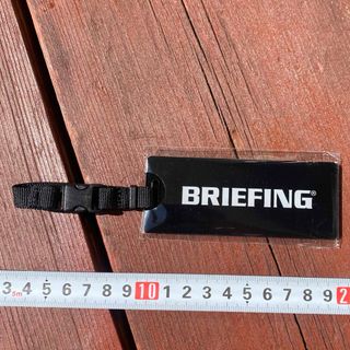 ブリーフィング(BRIEFING)の新品!!BRIEFING ブリーフィング ネームプレート ネームタグ/黒色×白色(その他)