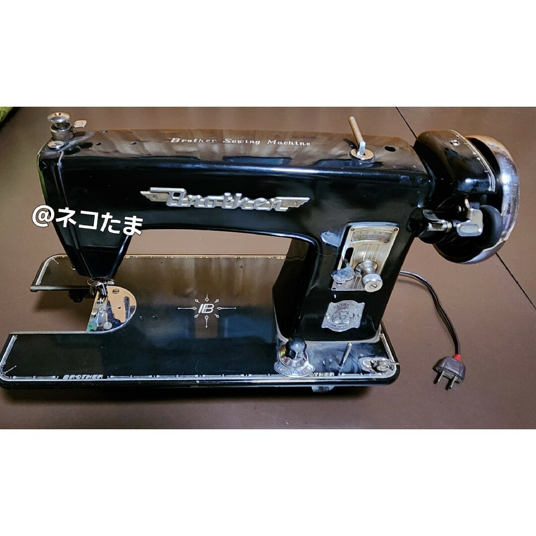 brother(ブラザー)の1950's Brother Sewing Machine　ブラザーミシン エンタメ/ホビーの美術品/アンティーク(金属工芸)の商品写真