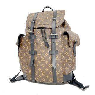 ルイヴィトン(LOUIS VUITTON)の【4ha0704】ルイヴィトン リュックサック/モノグラム・マカサー/クリストファーMM/M43735/ブラウン/ブラック【中古】メンズ/レディース/ユニセックス(リュック/バックパック)