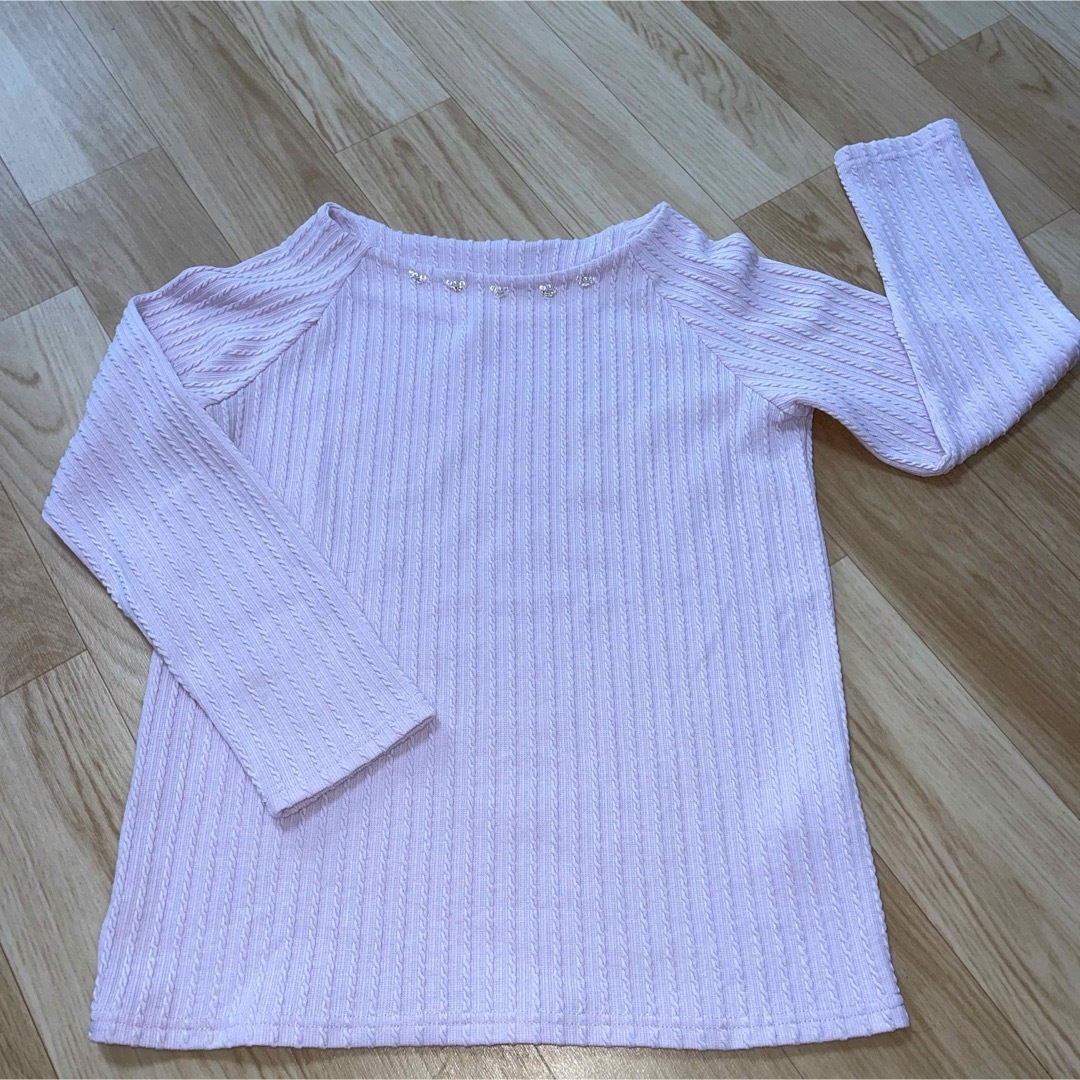 ピンクのカットソー　トップス レディースのトップス(カットソー(長袖/七分))の商品写真