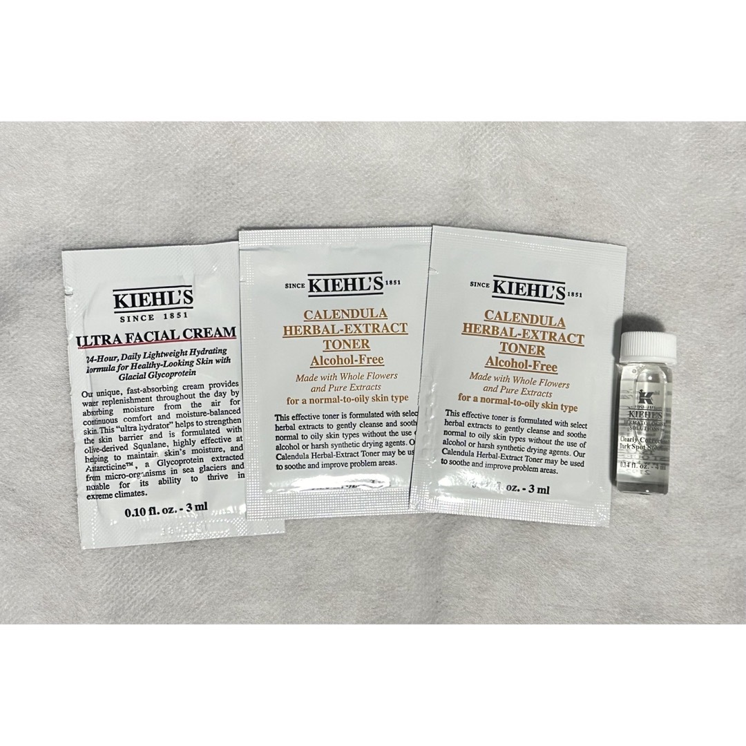 Kiehl's(キールズ)のキールズ 試供品 4点セット コスメ/美容のキット/セット(サンプル/トライアルキット)の商品写真