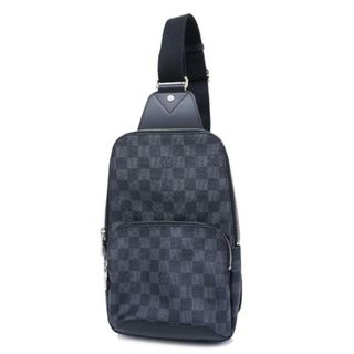 ルイヴィトン(LOUIS VUITTON)の【4ha0775】ルイヴィトン ボディバッグ/ダミエ・グラフィット/アヴェニュースリングバッグ/N41719/ブラック/グレー【中古】メンズ(ボディーバッグ)