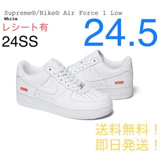 シュプリーム(Supreme)の【新品】SUPREME NIKE AIR FORCE 1 LOW 24.5㎝ 白(スニーカー)