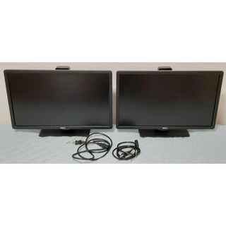 デル(DELL)の【モニター2枚】中古DELL 23インチワイド (電源ケーブル等付け)(ディスプレイ)