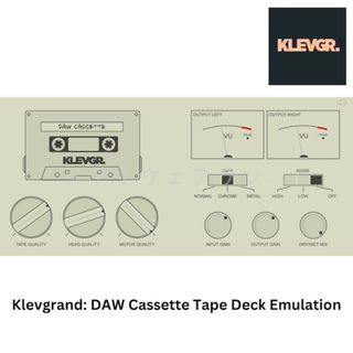 Klevgrand DAW Cassette Tape Deck Emulati(ソフトウェアプラグイン)