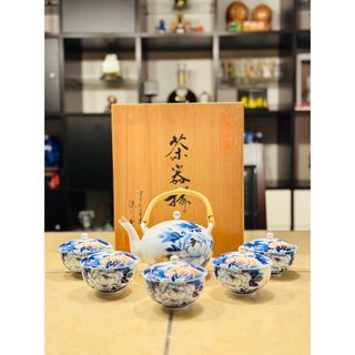 深川製磁 - 宮内庁御用達-【深川製磁】急須+湯呑みセットの通販 深川製磁 - 宮内庁御用達-【深川製磁】急須+湯呑みセットの通販