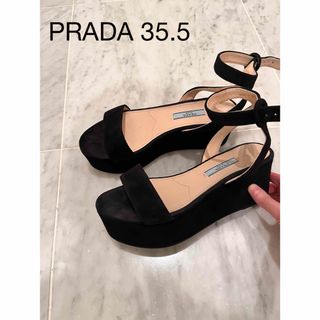 プラダ(PRADA)のPRADA 厚底サンダル　35.5(サンダル)